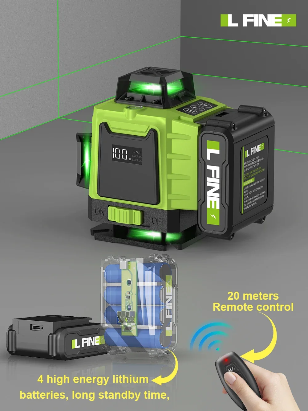 LFINE 3D/4D Laser Level