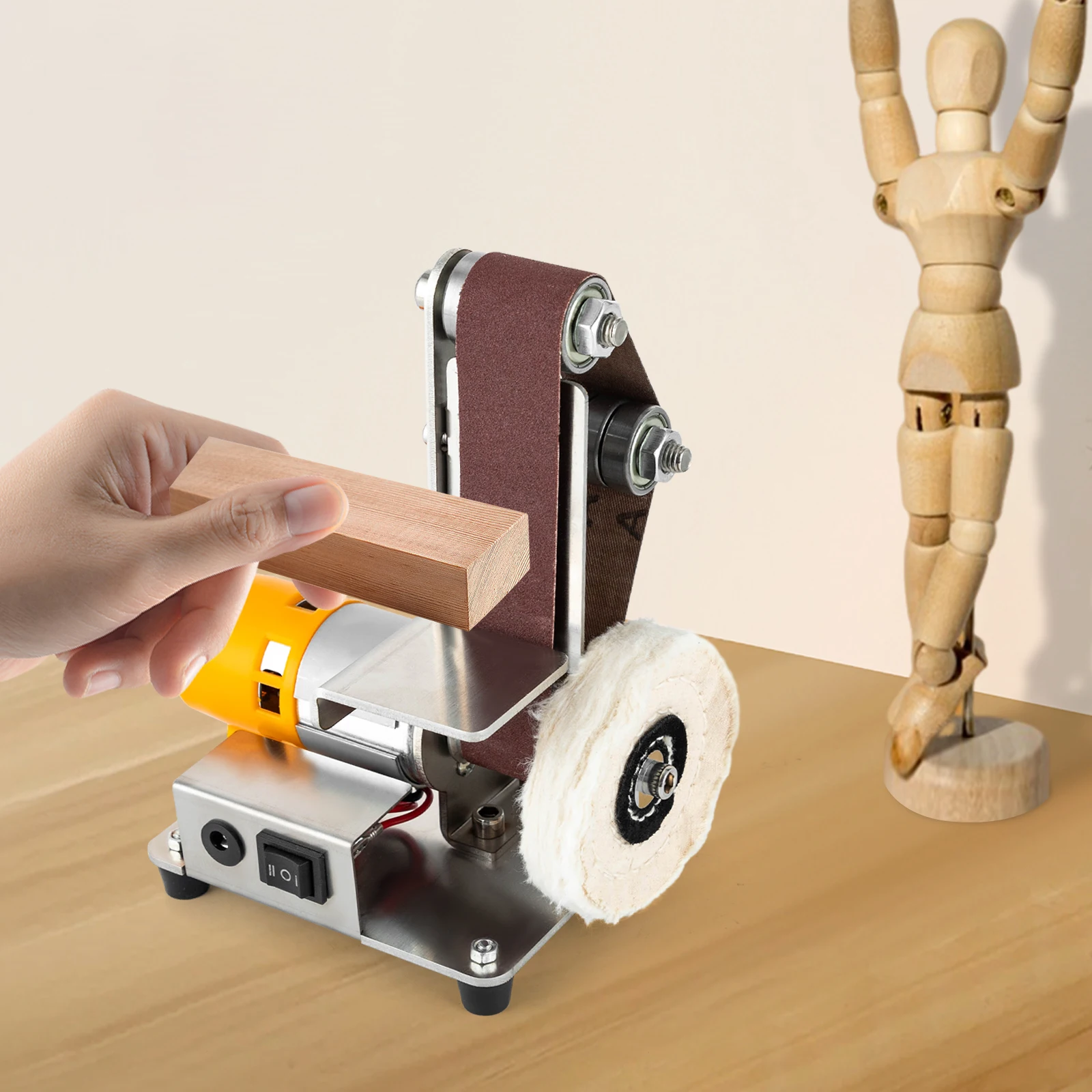 775 Motor Mini Belt Sander Electric Bench Grinder