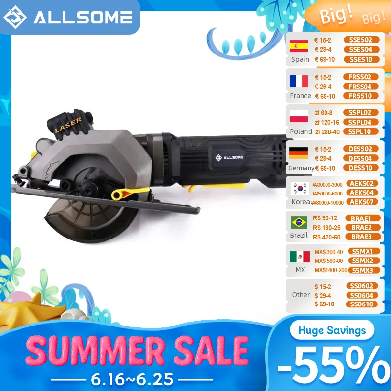 Electric Circular Saw Wood Cutter