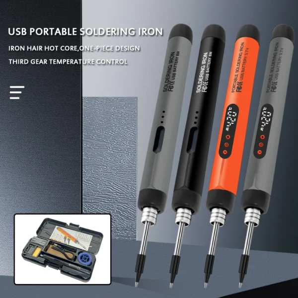 USB soldering iron set