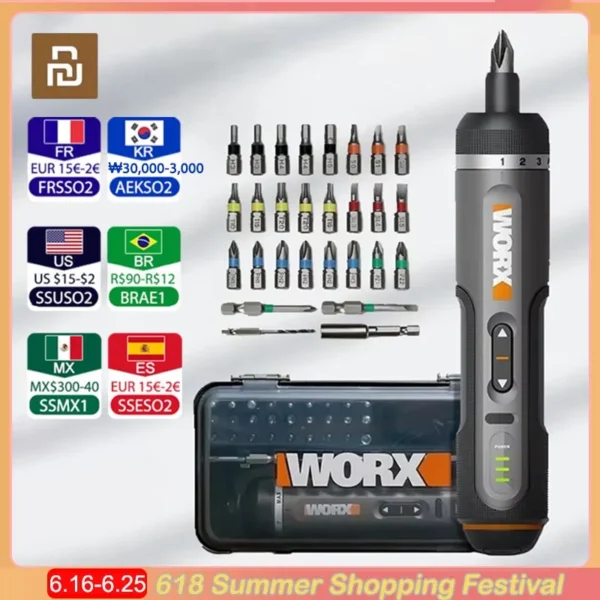 Cordless Electric Screwdriver Set
