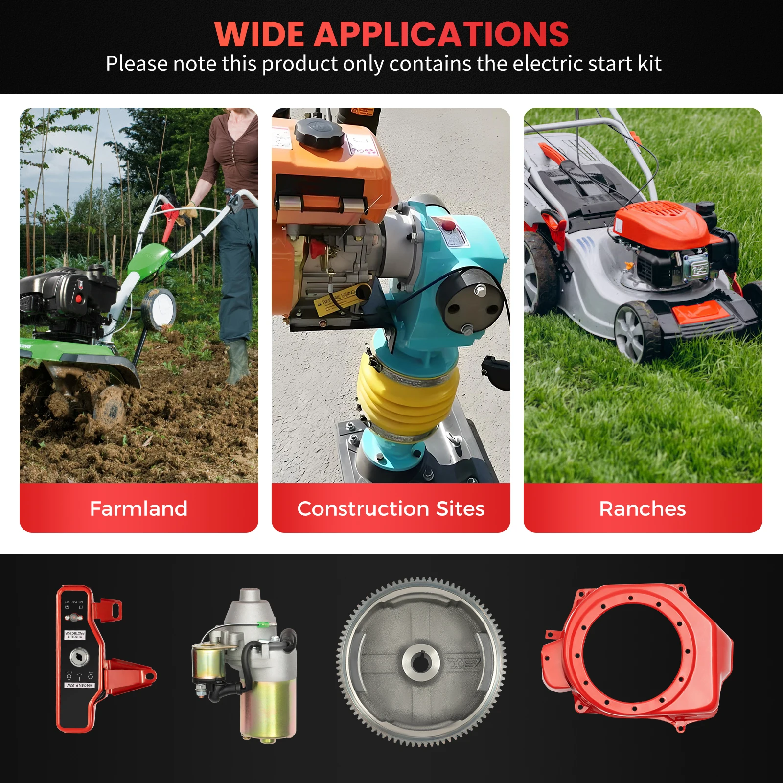 Electric Start Motor Electric Start Kit