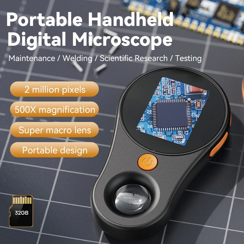 500X Digital Microscope for Electronics Repair