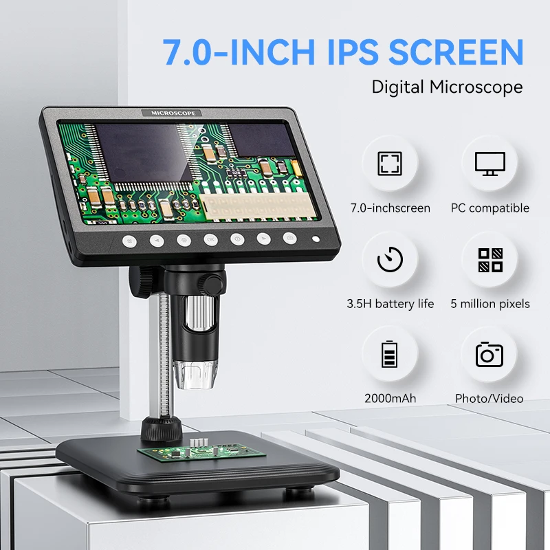 7Inch IPS Digital Coin Microscope